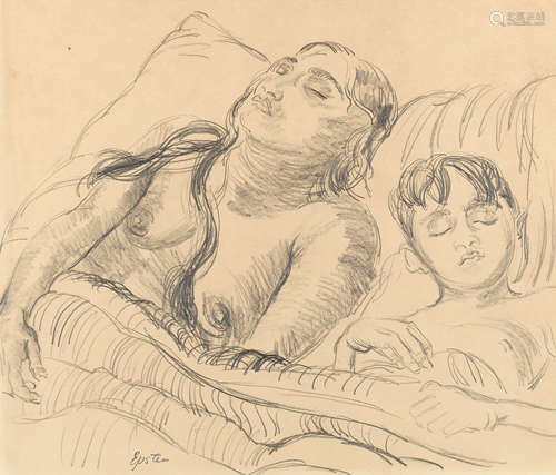 Sir Jacob Epstein (British, 1880-1959) Sunita and Her Son