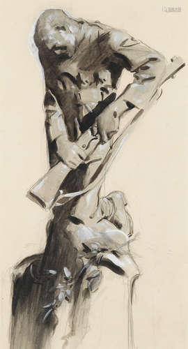 Charles Sargeant Jagger (British, 1885-1934) Study for a War...