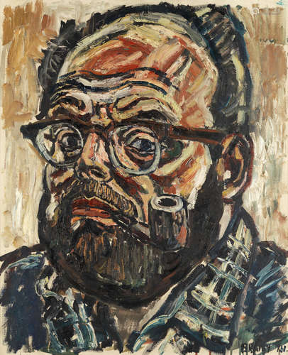 John Bratby R.A. (British, 1928-1992) Hemingway Bratby