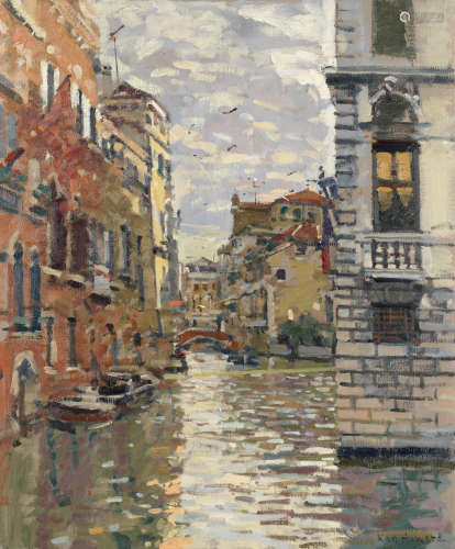 Ken Howard R.A. (British, born 1932) Cannaregio II, Venice