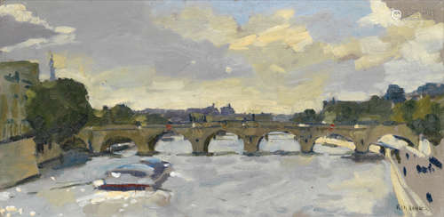 Ken Howard R.A. (British, born 1932) Pont Neuf from Pont au ...