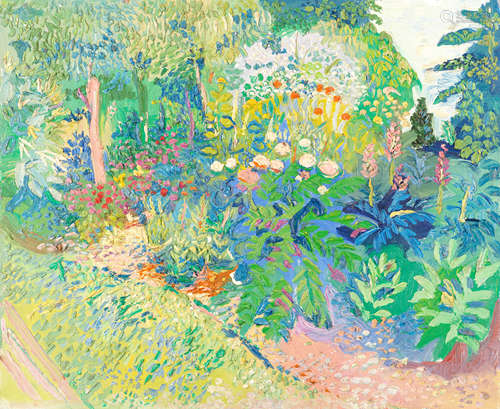 Fred Yates (British, 1922-2008) Garden in Bloom (unframed)