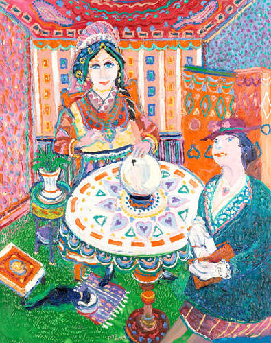 Fred Yates (British, 1922-2008) The Fortune Teller - Romance...