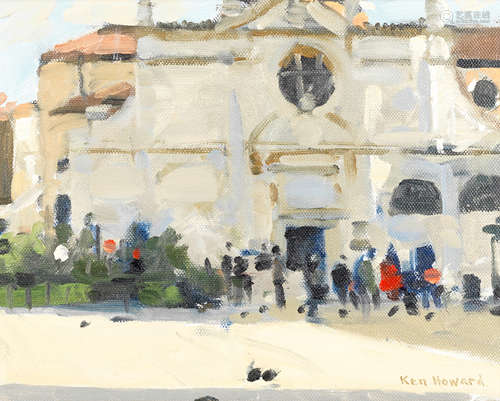 Ken Howard R.A. (British, born 1932) Campo San Maria Formosa