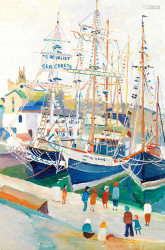 Fred Yates (British, 1922-2008) Penzance Maritime Festival