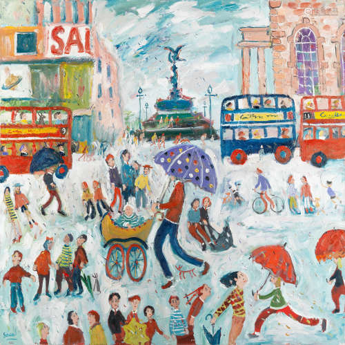 Simeon Stafford (British, born 1956) Rain Painting (Trafalga...