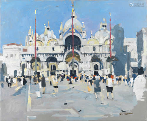 Ken Howard R.A. (British, born 1932) St Mark's, Venice (unfr...