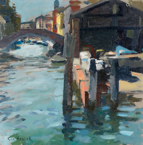 Ken Howard R.A. (British, born 1932) Rio Ognissanti, Venice