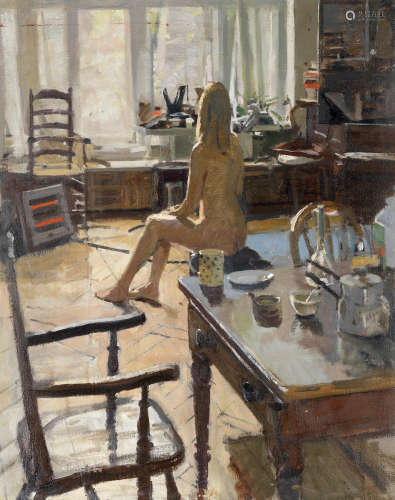 Ken Howard R.A. (British, born 1932) Interior at Oriel