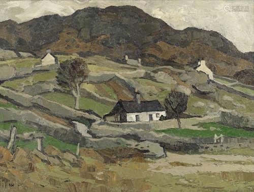 Sir Kyffin Williams R.A. (British, 1918-2006) Garndolbenmaen