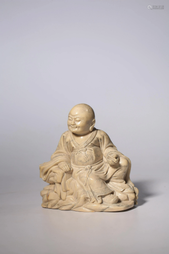 A Chinese Shoushan Furong soapstone carving of a