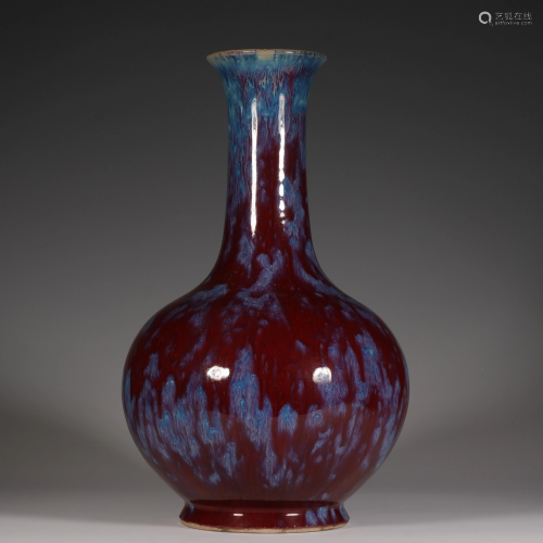 Qing style Glazed Appreciation Vase