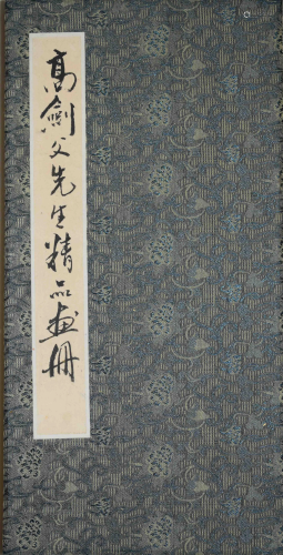 A Chinese ink on papers album