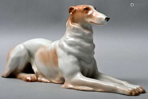 Windhund, Porzellan / greyhound