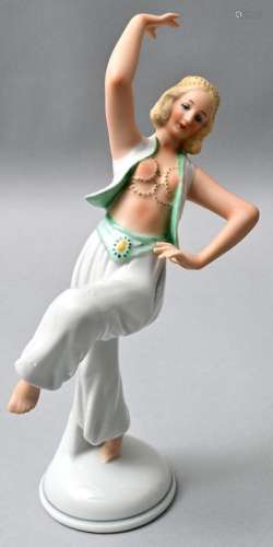 Tanzende, Porzellan / dancing girl orientalist style