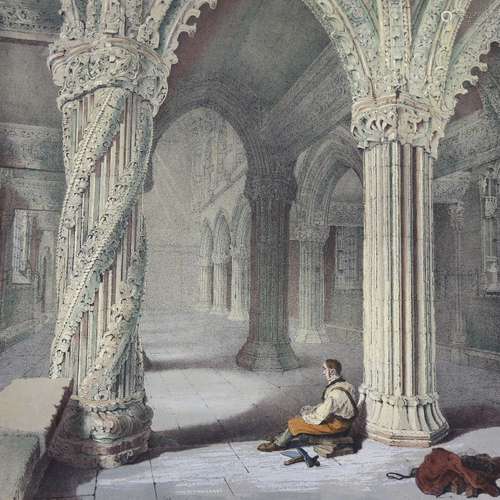 Samuel Swarbreck (1799 - 1863), Hojslyn Chapel, lithograph o...