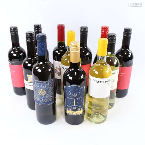 A mixed case of 12 wines, 4 white, 8 red. All wines privatel...