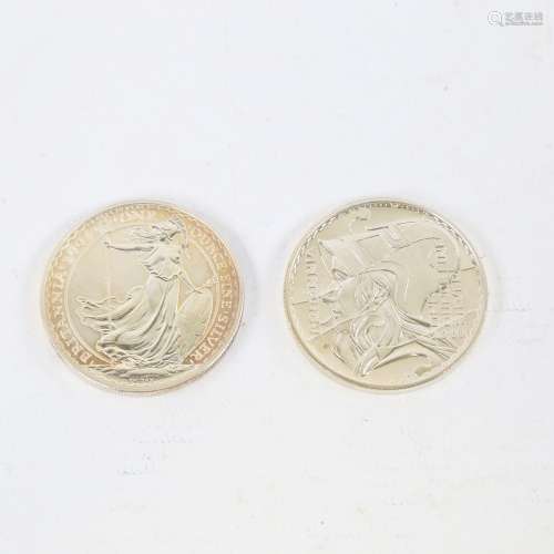 2 silver £2 coins
