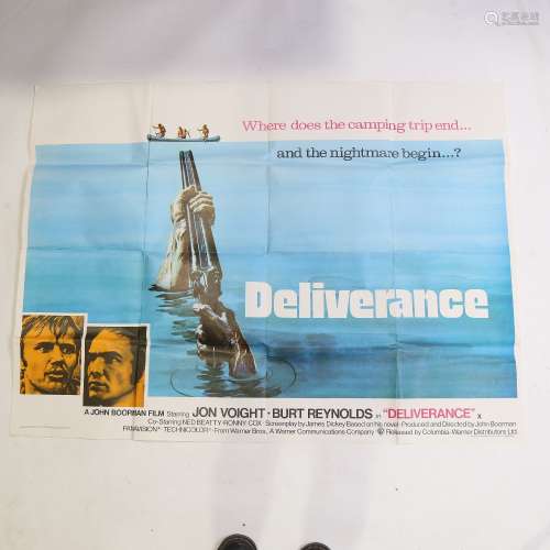 Film Poster - Deliverance (Warner Brothers, 1972), British Q...