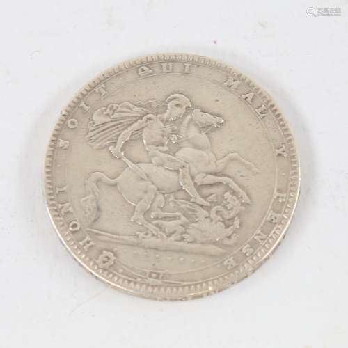 A George III 1820 Crown coin