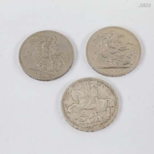 George V 1935 Jubilee issue Crown together with 2 George VI ...