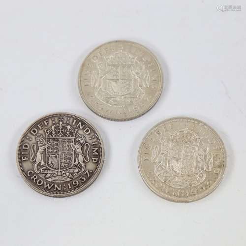 3 George VI 1937 Crowns