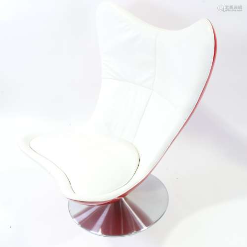 TERENCE CONRAN, British, Glove Chair, designed 2002, in red ...