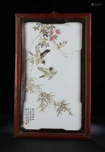 PORCELAIN FLOWER BRID PATTERN SCREEN