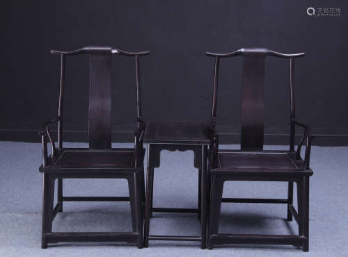 SET OF ZITAN CHAIRS&STAND