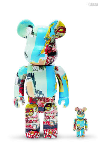 BE@RBRICK JEAN-MICHEL BASQUIAT #6 100％ & 400％