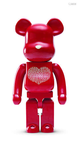 BE@RBRICK  International Love Heart 1000%