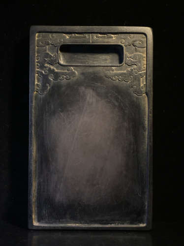 INK SLAB CARVED WITH POETRY