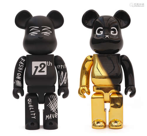 BE@RBRICK GXG × CLS 400%； BE@RBRICK GXG 12周年 400％；