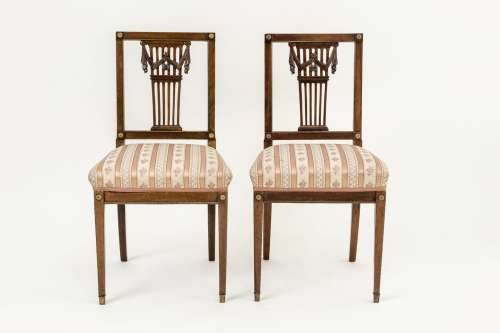 Paar Louis-Seize-Stil-Stühle
