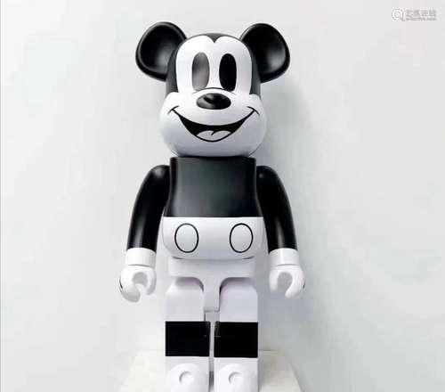 Bearbrick 黑白米奇