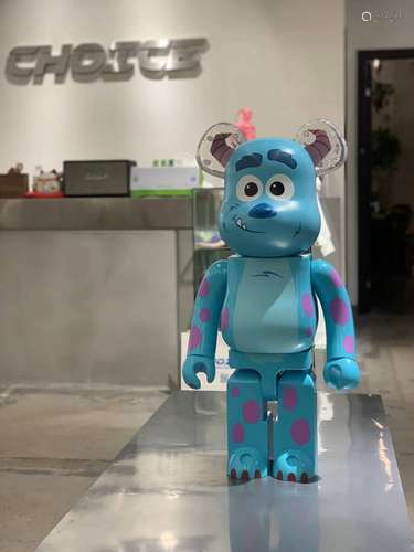 Bearbrick怪兽大学 毛怪 苏利文 sulley