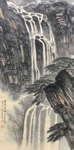 Chinese Painting Of Landscape - Song Wenzhi