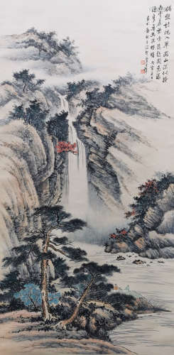 Chinese Painting Of Landscape - Huang Junbi