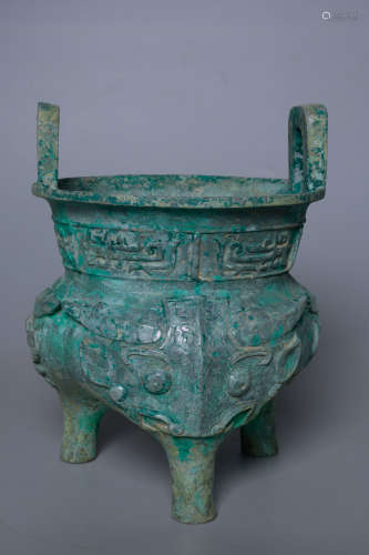 Chinese Bronze Tripod Furnace