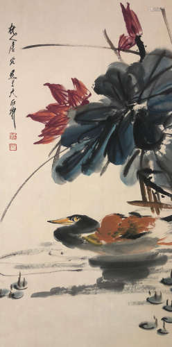 Chinese Painting Of Flowers And Birds - Tang Yun