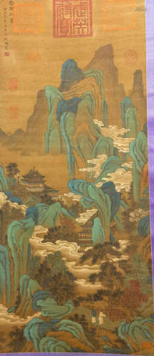 Chinese Painting Of Landscape - Wang Zhenpeng