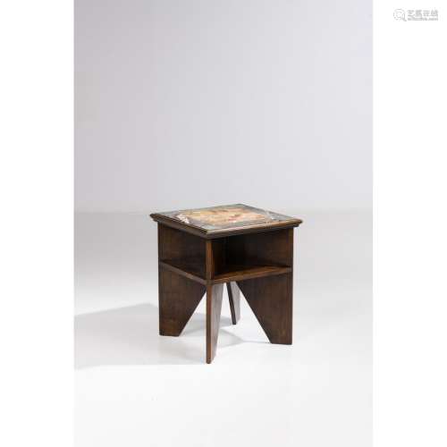 Francis Jourdain (1876-1958)基座式桌子橡木和大理石创作日期：1...