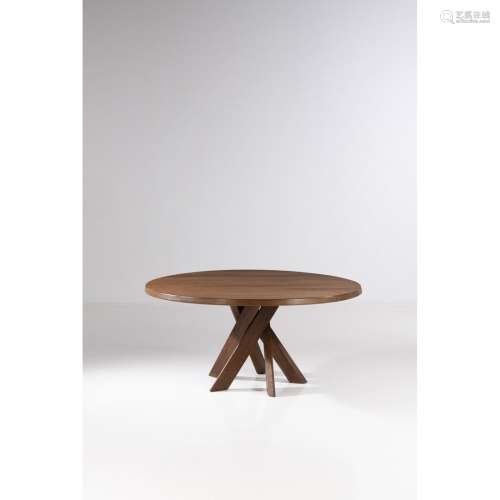 皮埃尔-查波(1927-1987)型号为T21E的餐桌榆树查普家具版创作日期...