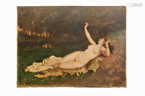 萨尔瓦多-弗朗吉亚莫尔(Salvatore FRANGIAMORE) (1853-1915)裸体...
