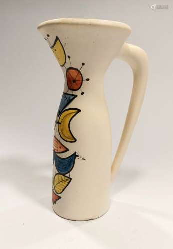 罗杰-卡普伦 (1922 - 2006)带有立体派女性的釉陶罐 - 约1960年底...