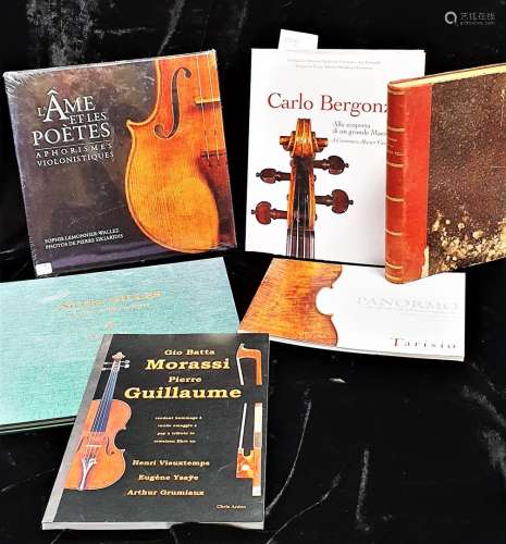 一套关于小提琴制作的书籍，包括。- L'Âme et les poètes, Alphori...