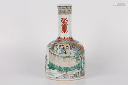 A WUCIA VASE.MARK OF KANGXI