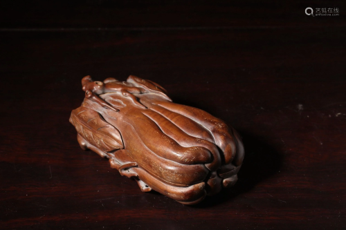 A CARVED HUANGYANGMU BOX AND COVER