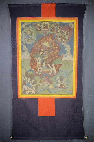 A THANGKA OF GUARDIAN