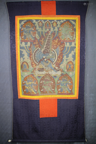 A THANGKA OF VAJRABHAIRAVA